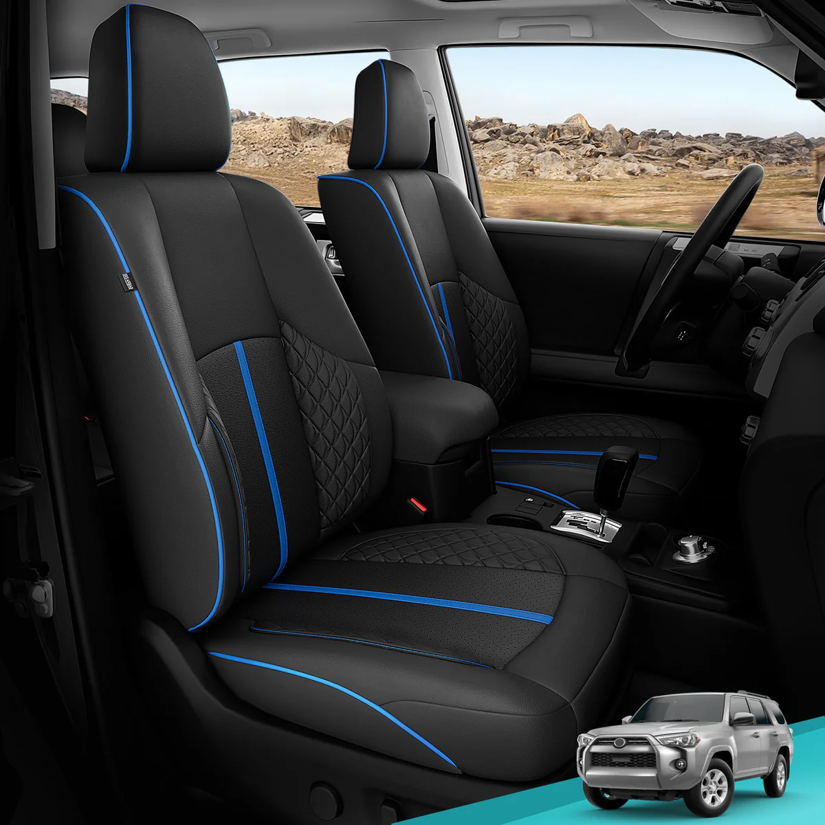 Toyota 4Runner - Black/Blue (Full Set)