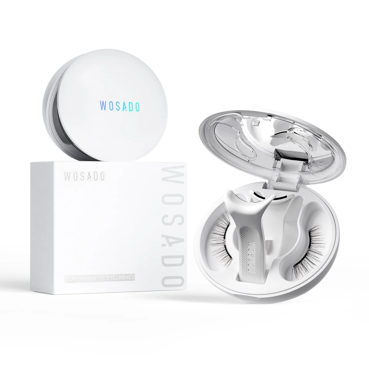 WOSADO Silky Black Magnetic Eyelashes Kit 