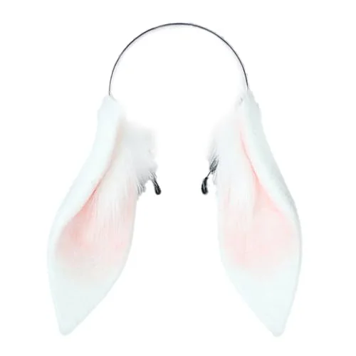 Faylay Faux Fur Bunny Ears Headband