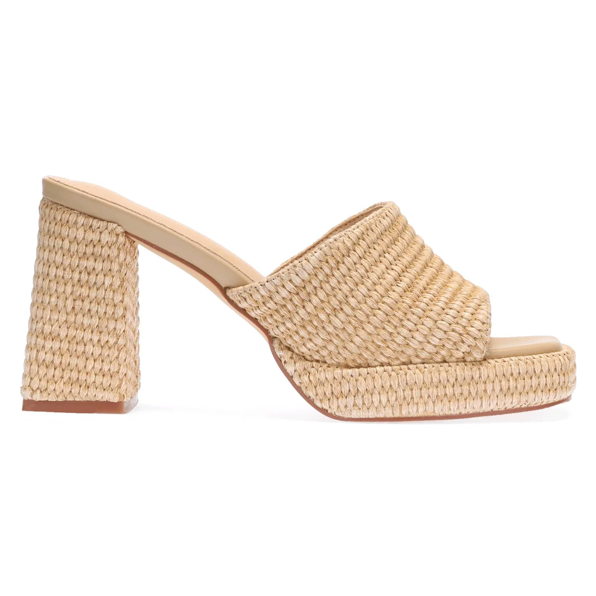 IDAWIVI Raffia Platform Wedge Sandals