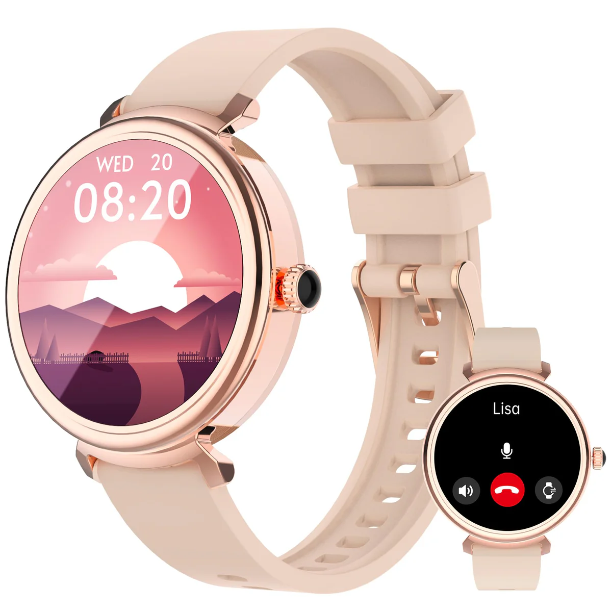 Azgqswr Smart Watch with Call Function, Heart Rate & Sleep Monitor