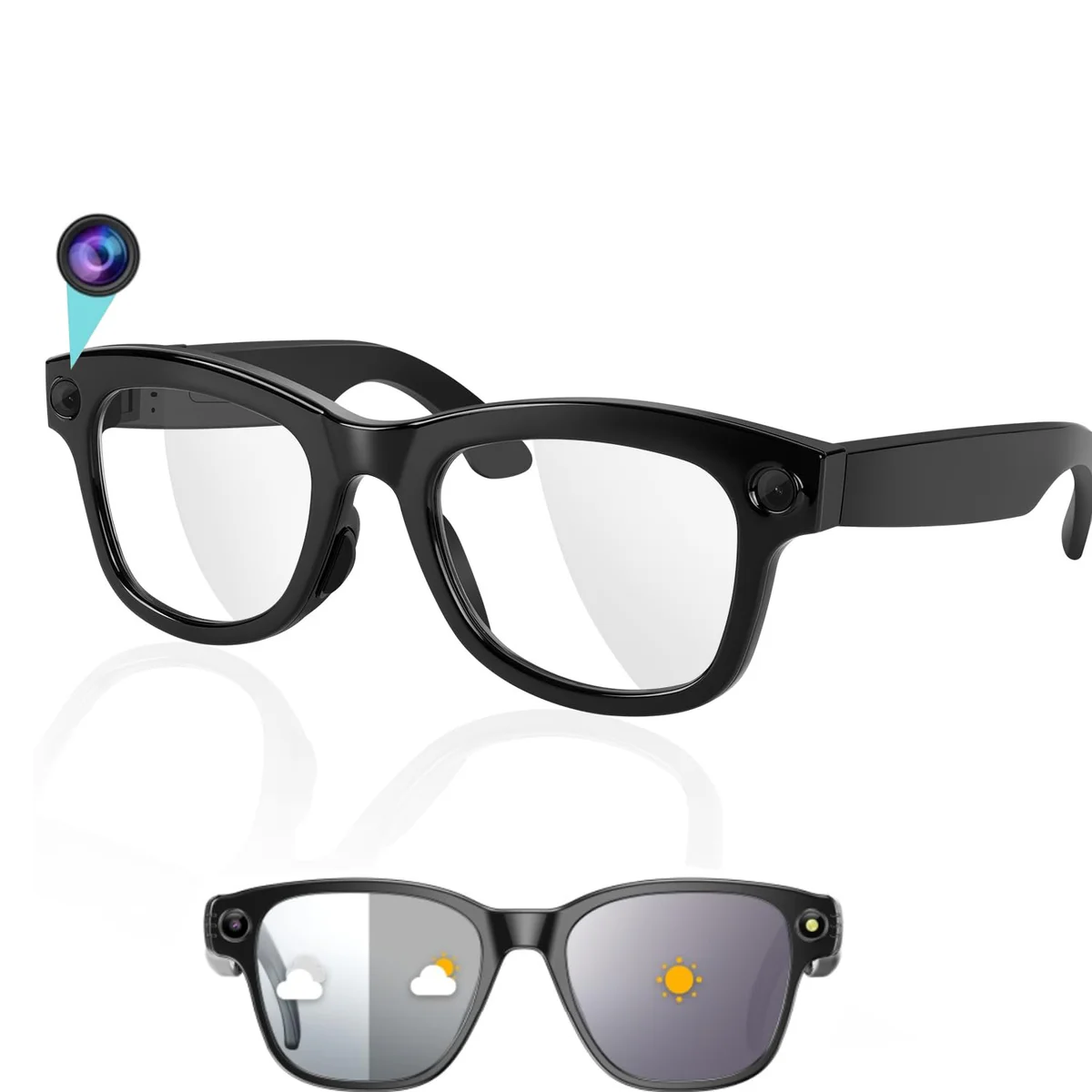 NILUTO AI Smart Camera Glasses Video Recording