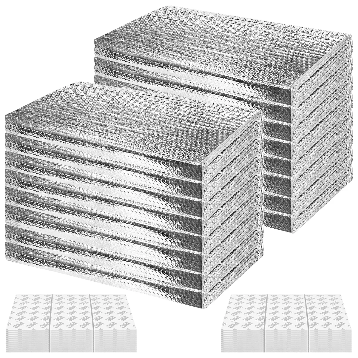 MYFAMIREA Garage Door Insulation Reflective Kit