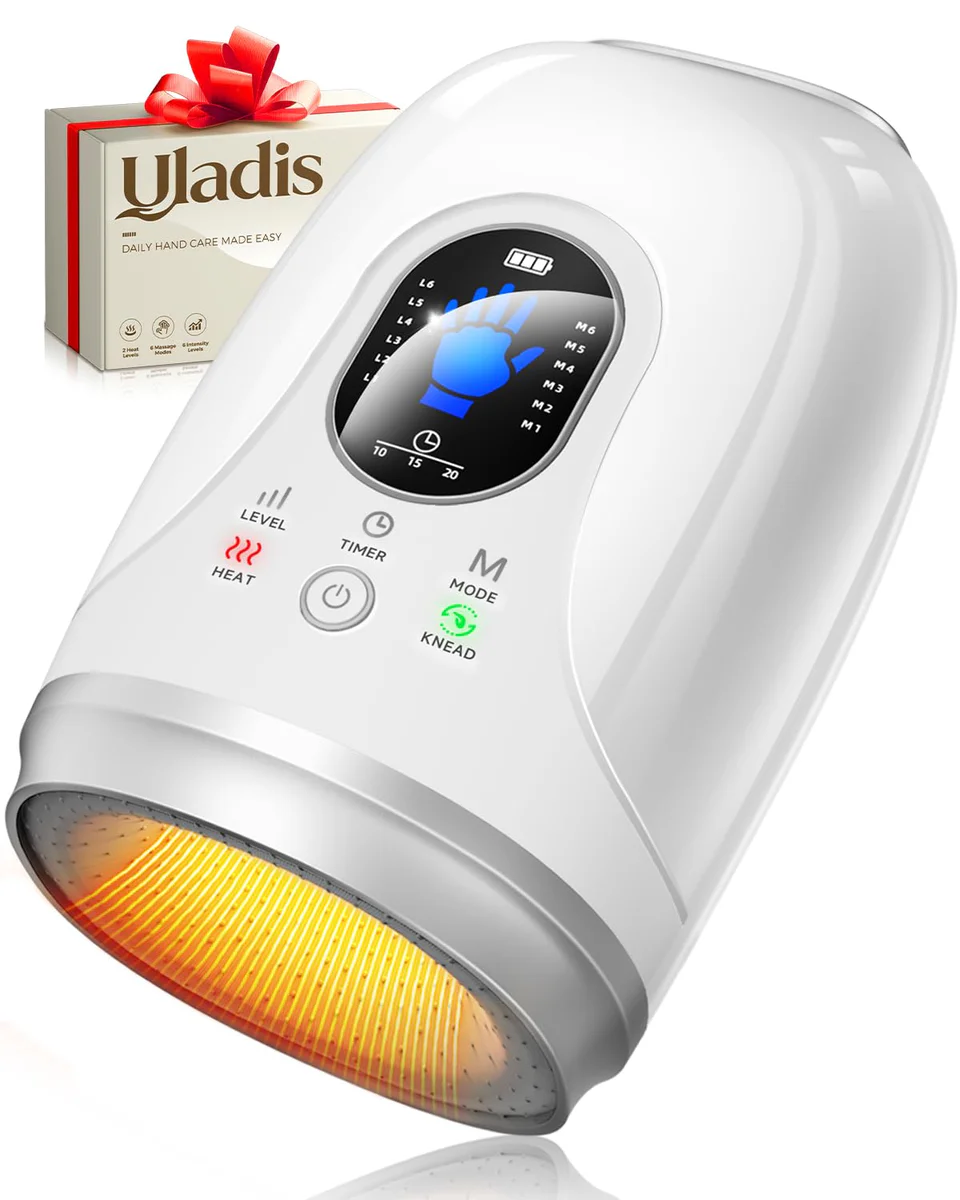 Uladis Hand Massager with Heat and Compression