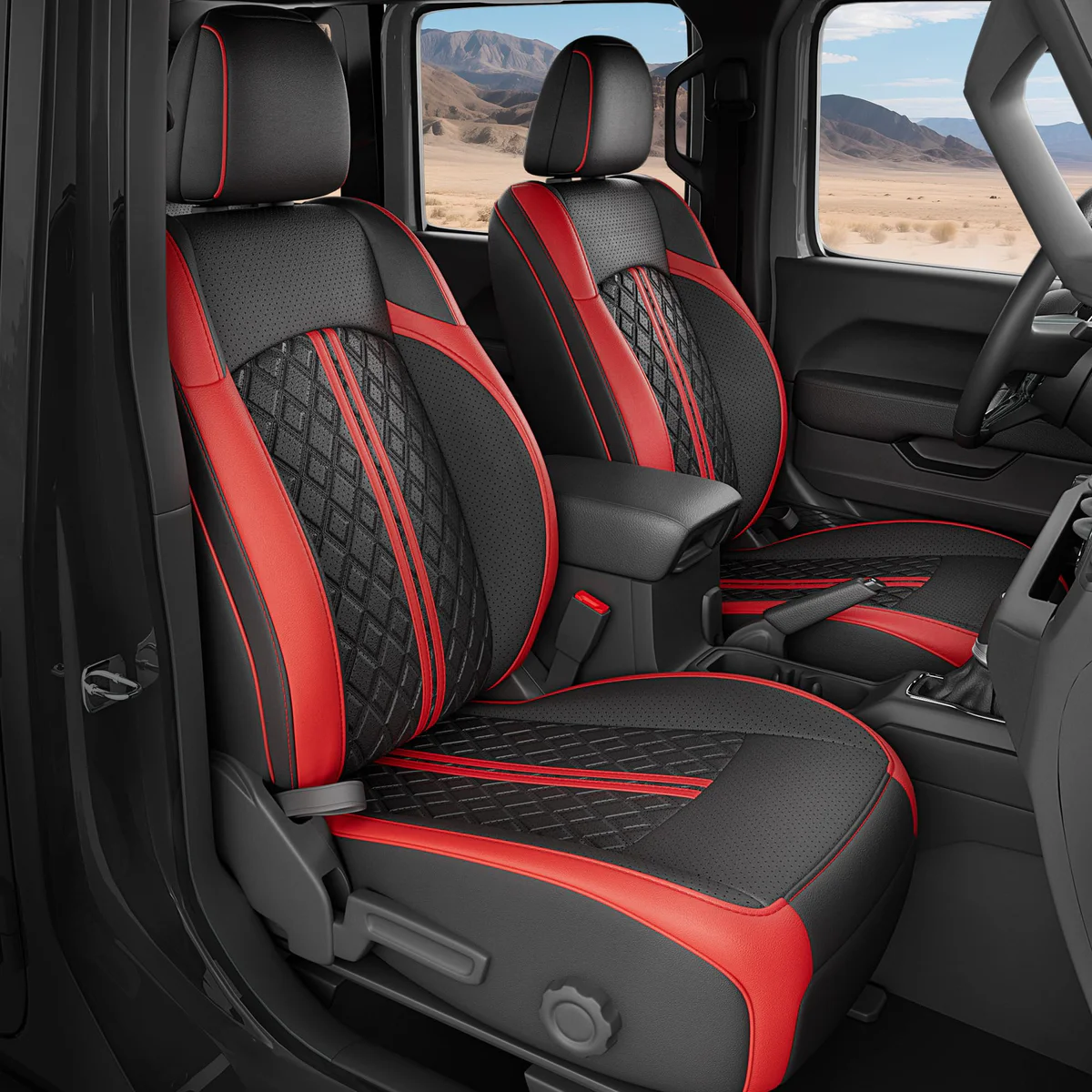 Jeep Wrangler - Custom Car Seat Covers (Full Set)