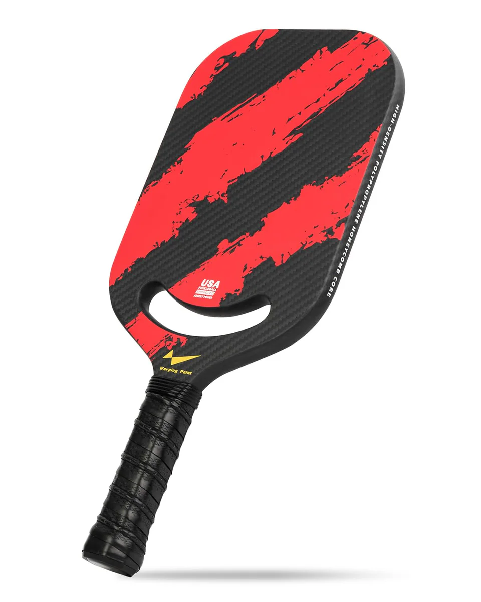 Warping Point Carbon Fiber Thermoformed Pickleball Paddle