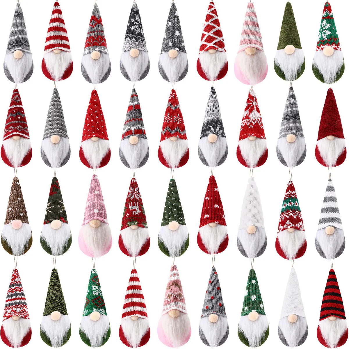 Hiboom Christmas Gnome Ornaments Holiday Decorations