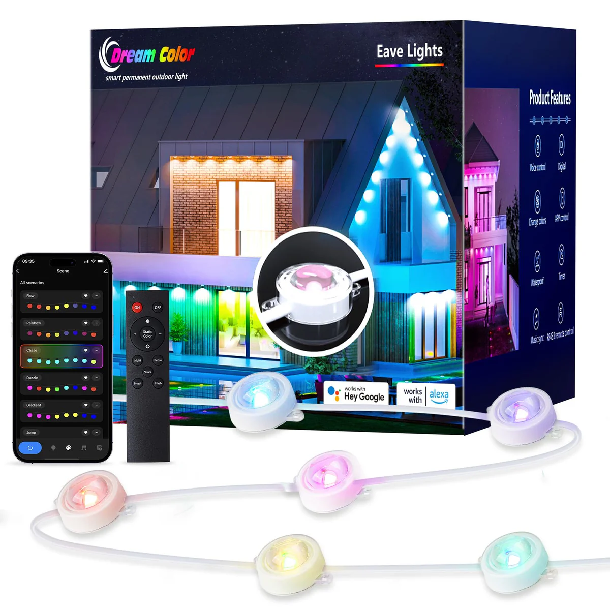 Pak Smart Permanent Outdoor LED Lights