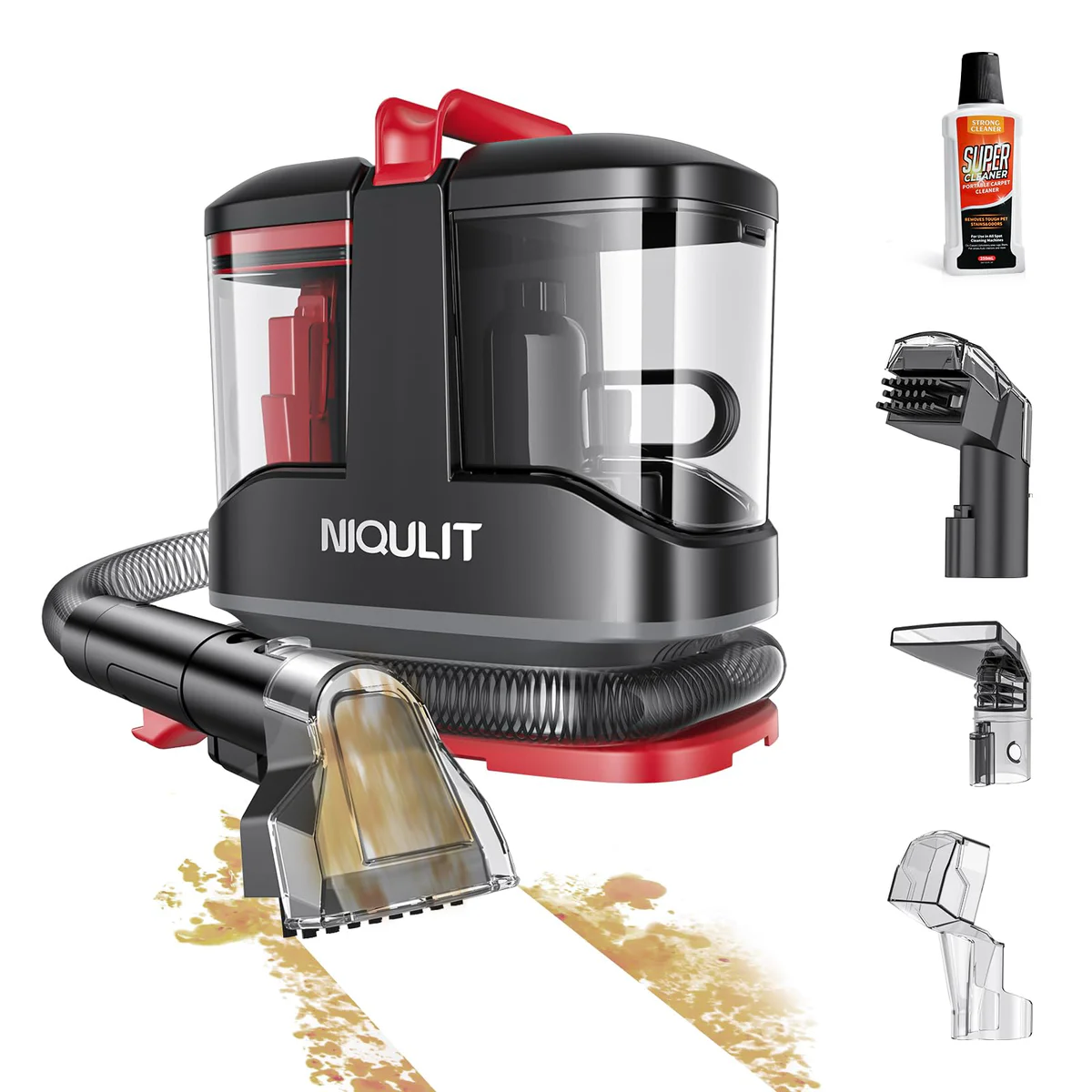 NIQULIT Portable Carpet & Upholstery Spot Cleaner