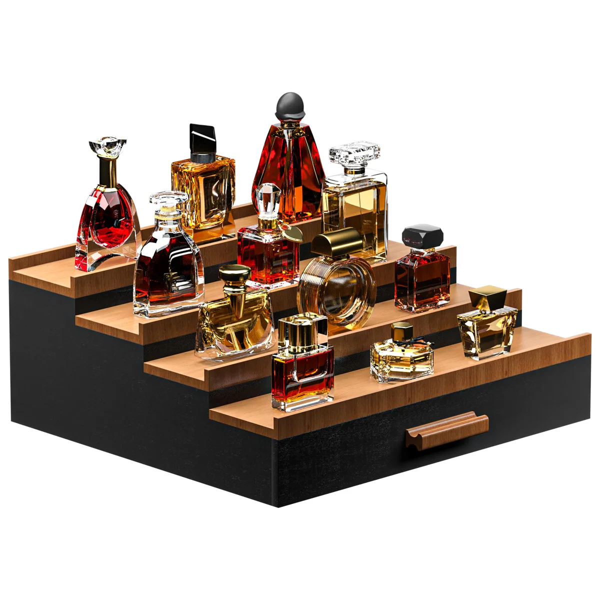 Vdamu Cologne Organizer Stand with Drawer