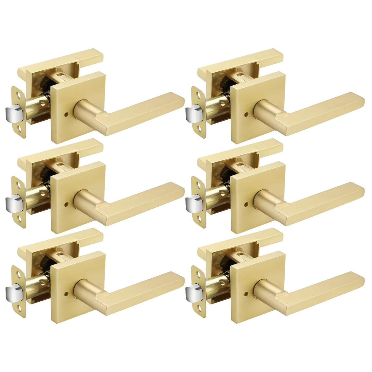 Haidms Gold Door Handles Interior