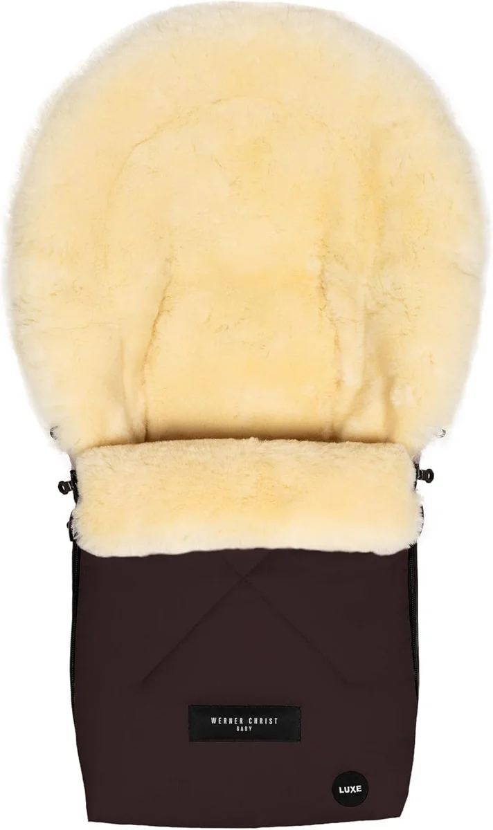 Werner Christ Baby Sheepskin footmuff Oslo Luxe for carrycot