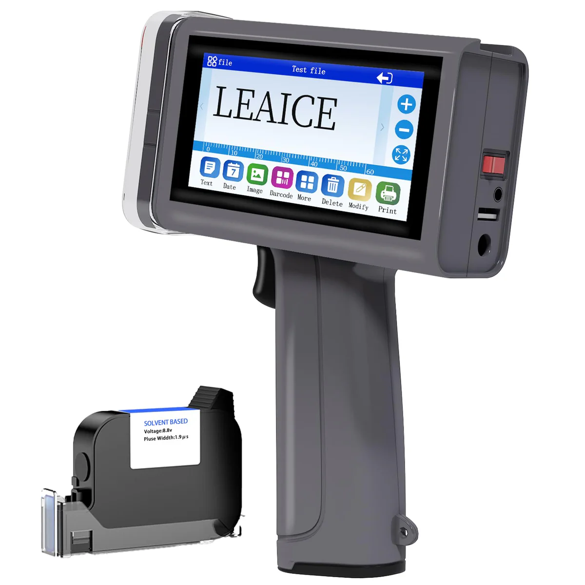 Leaice Handheld Inkjet Printer with Quick-Drying Ink Cartridge