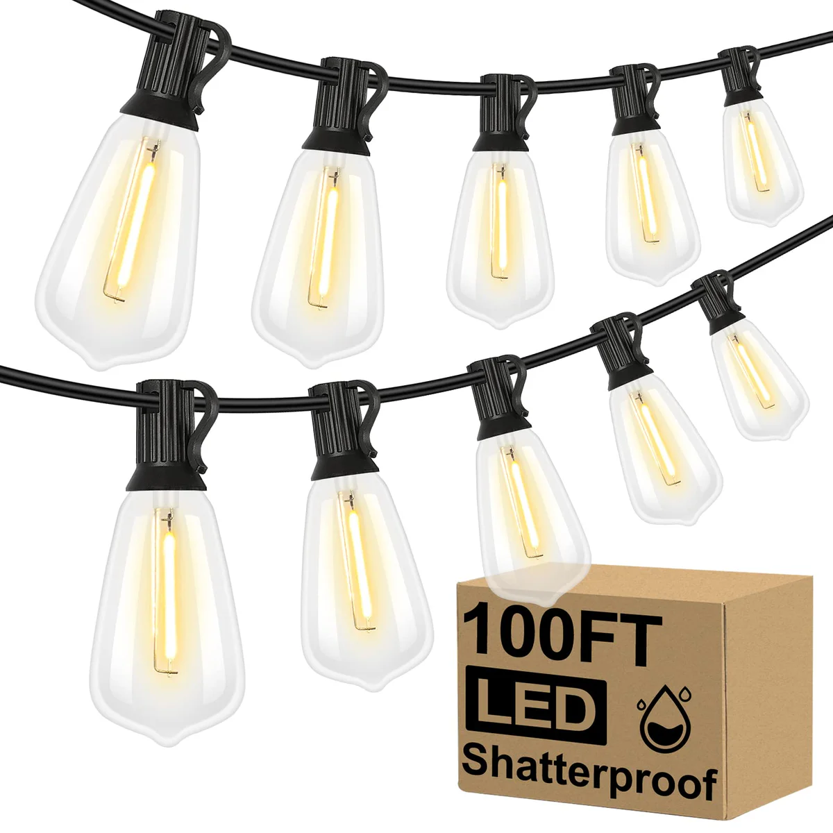 Brightever Outdoor String Lights