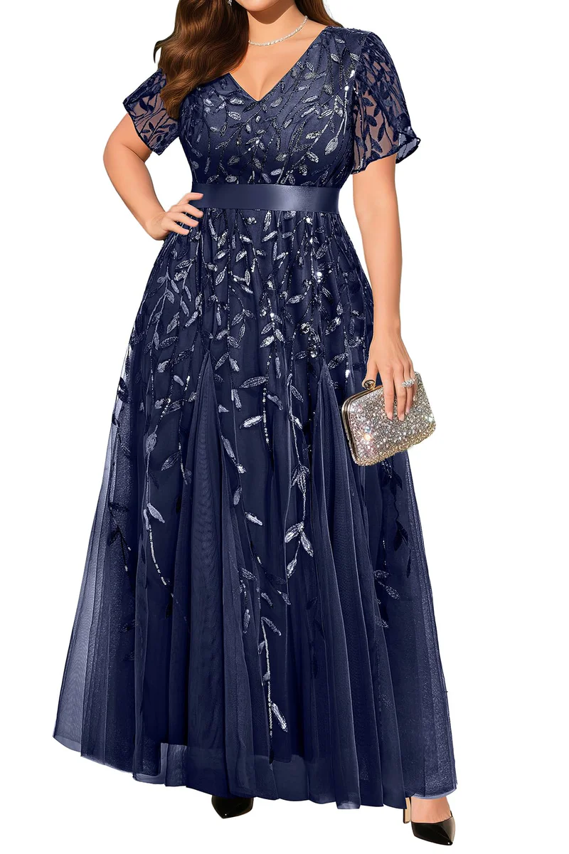 Pinup Fashion Plus Size Formal Dresses