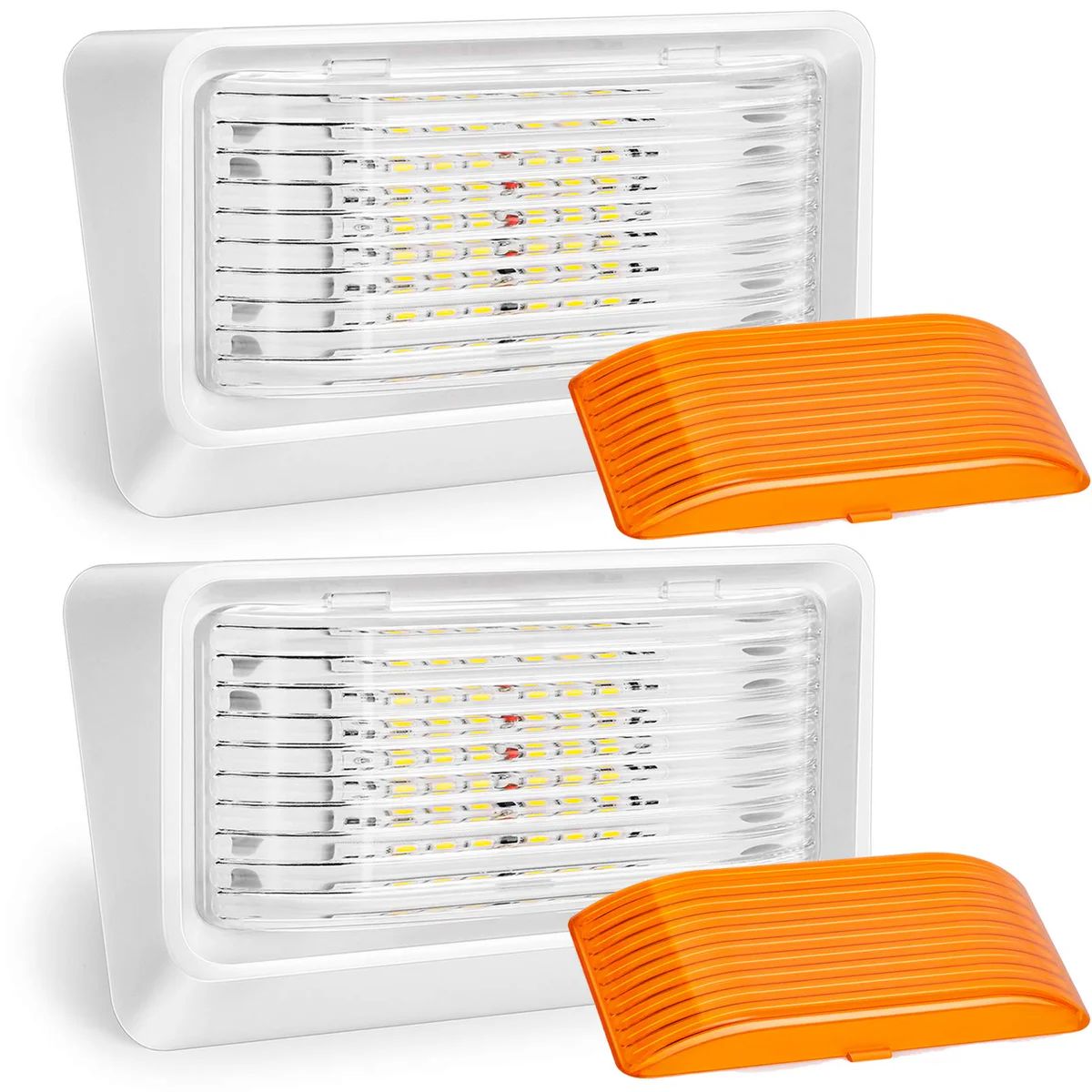 Kohree LED RV Porch Light Exterior Utility 12V Lighting Fixture LED Panel