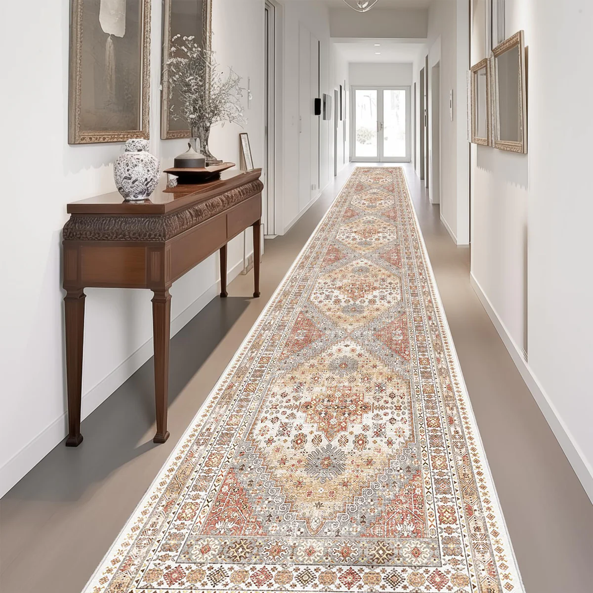 zesthome Washable Runner Rug 