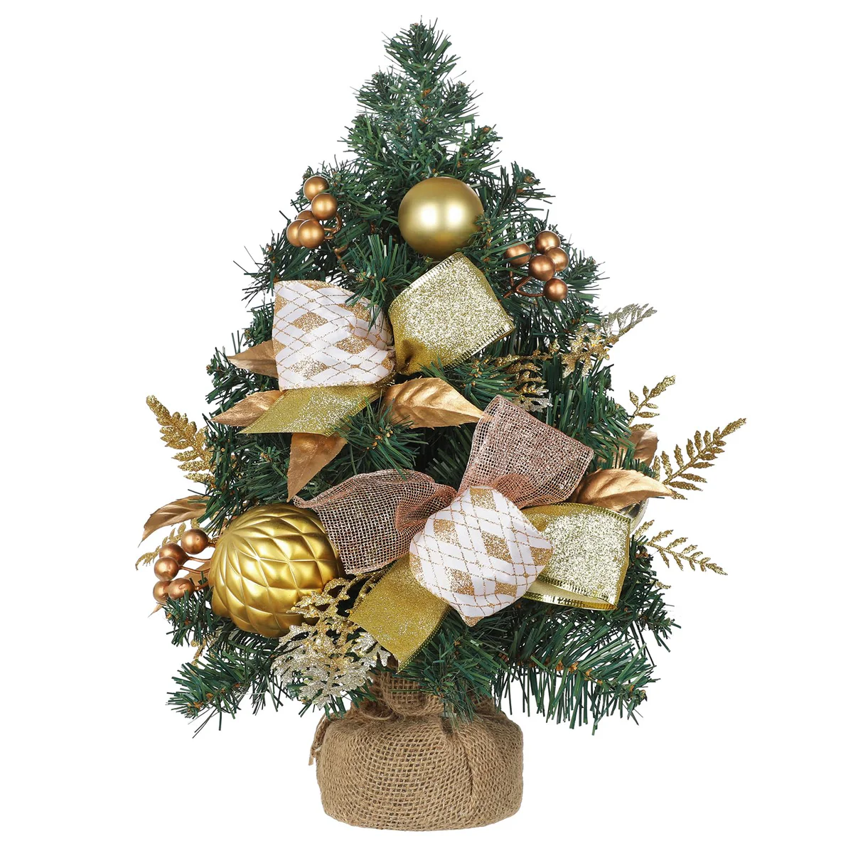 Villa Como Mini Tabletop Christmas Tree with Ornaments