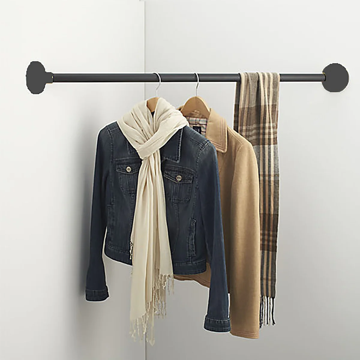 Hanging Bars Wardrobe Closet Organizer