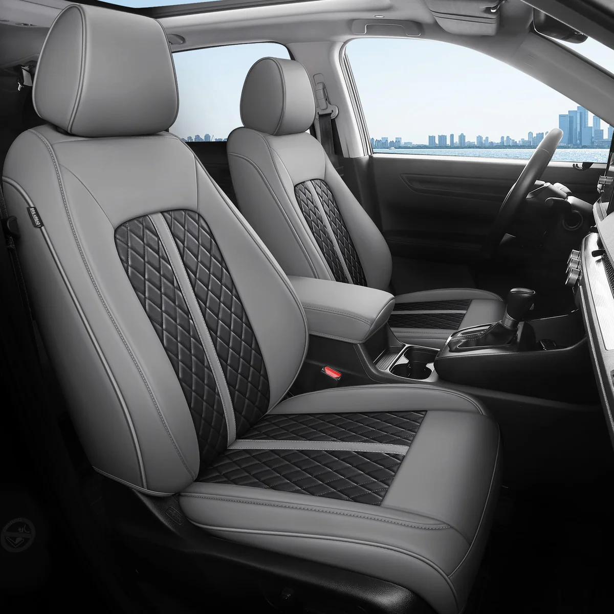 Honda HRV (2016-2022) - Grey Seat Covers (Full Set)