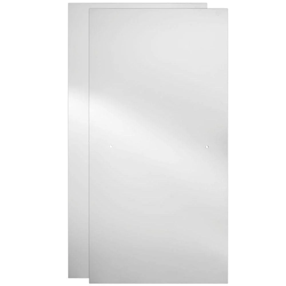 Delta Frameless Sliding Shower Door Glass Panels in Clear