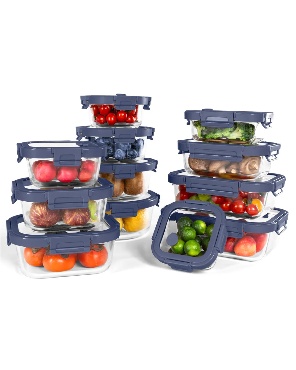 BOROHOUSE Clear Storage Containers