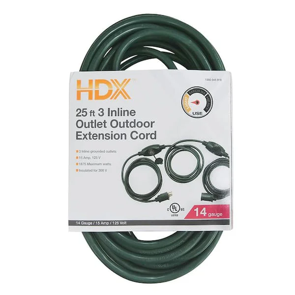 HDX Outlet Extension Cord