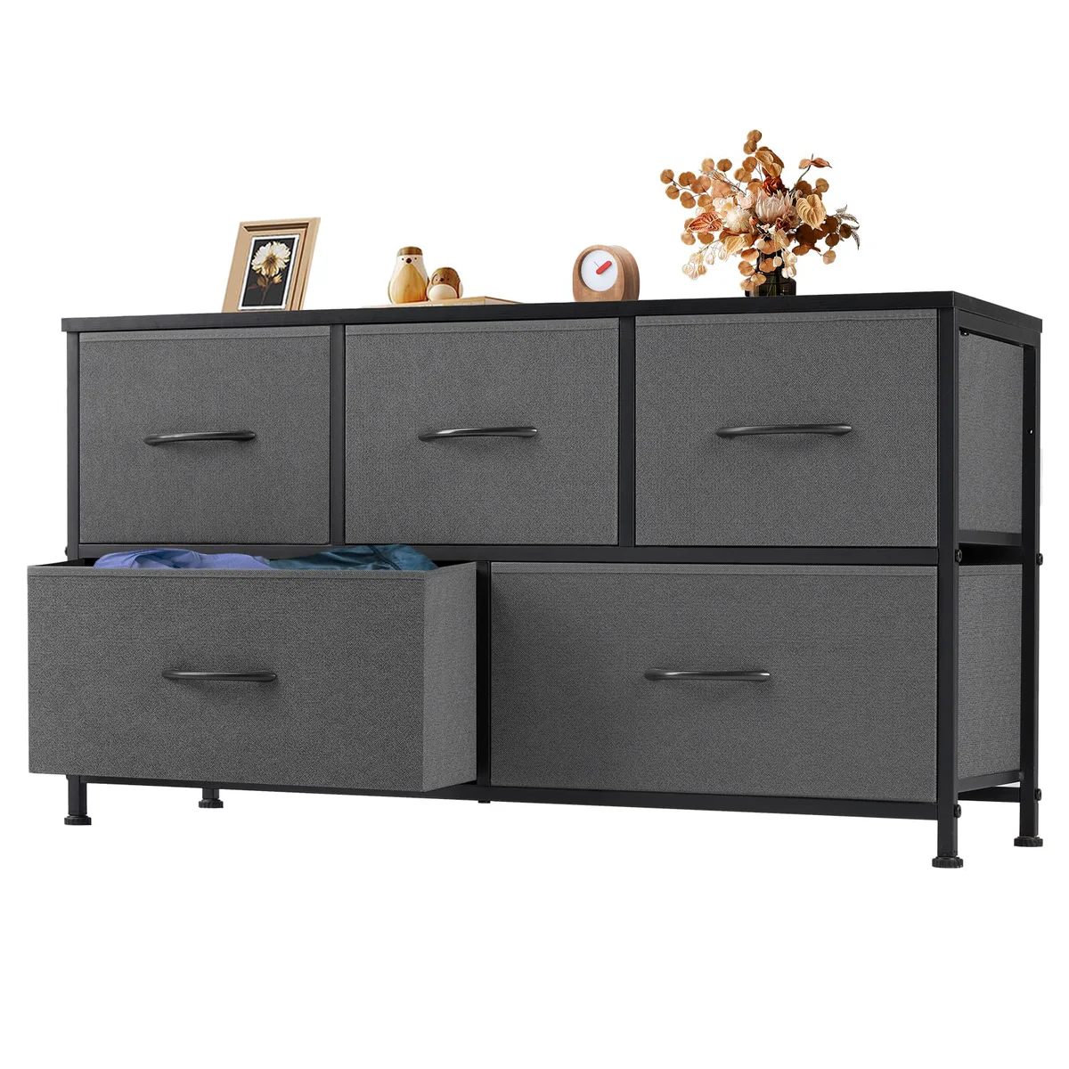 Atilioo 6-Drawer Double Dresser Chest for Bedroom