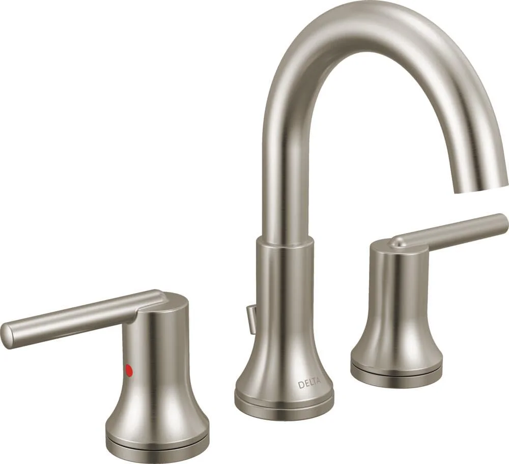 DELTA Trinsic Widespread Bathroom Faucet 
