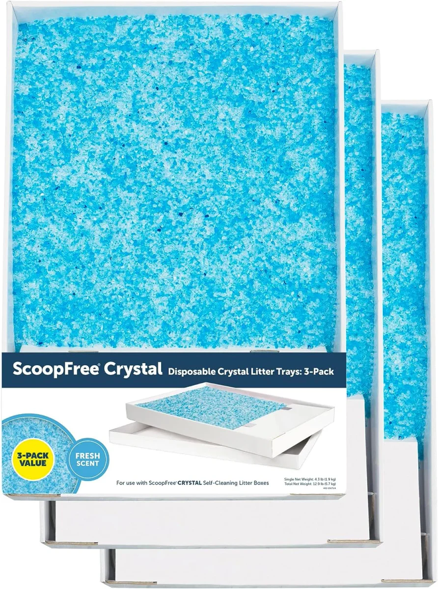 PetSafe ScoopFree Crystal Disposable Litter Trays 3-Pack