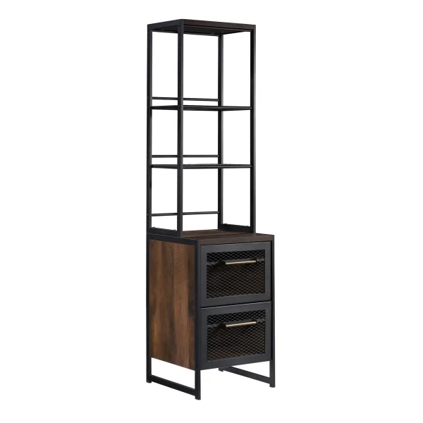 Sauder Briarbrook File Pedestal Tower Shelf