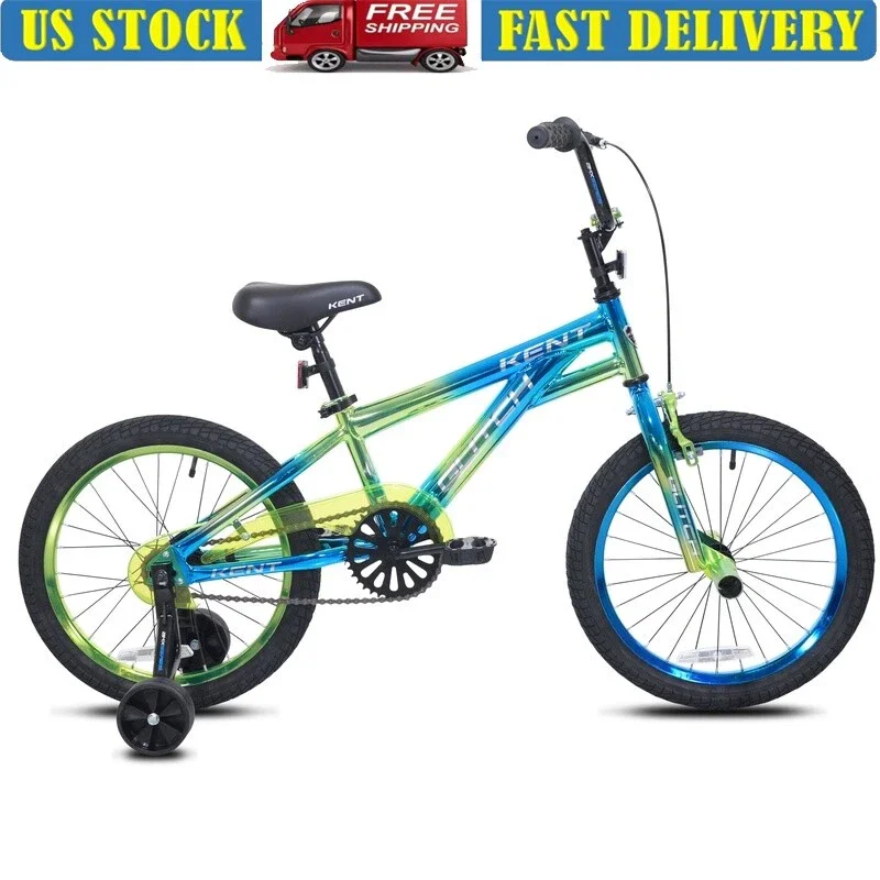 Kent Glitch Boy's BMX Bike with Training Wheels