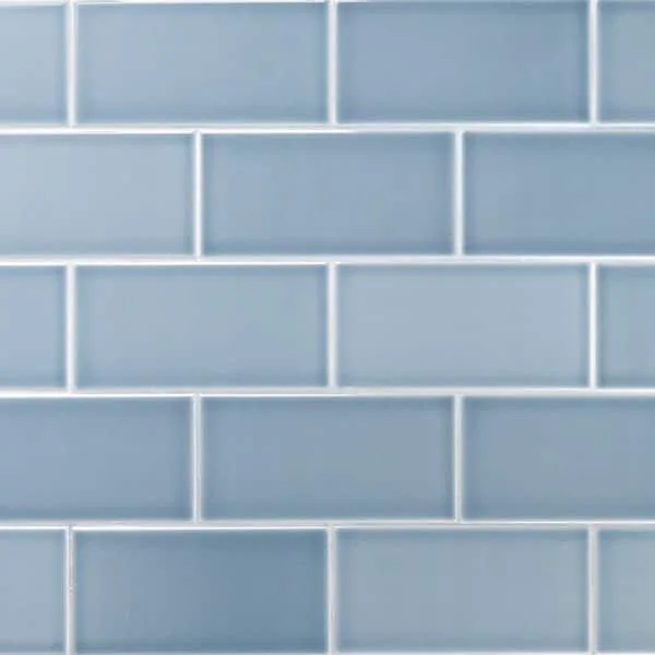 (QTY 2) Ivy Hill Tile Magnitude Blue Polished Ceramic Subway Wall Tile 