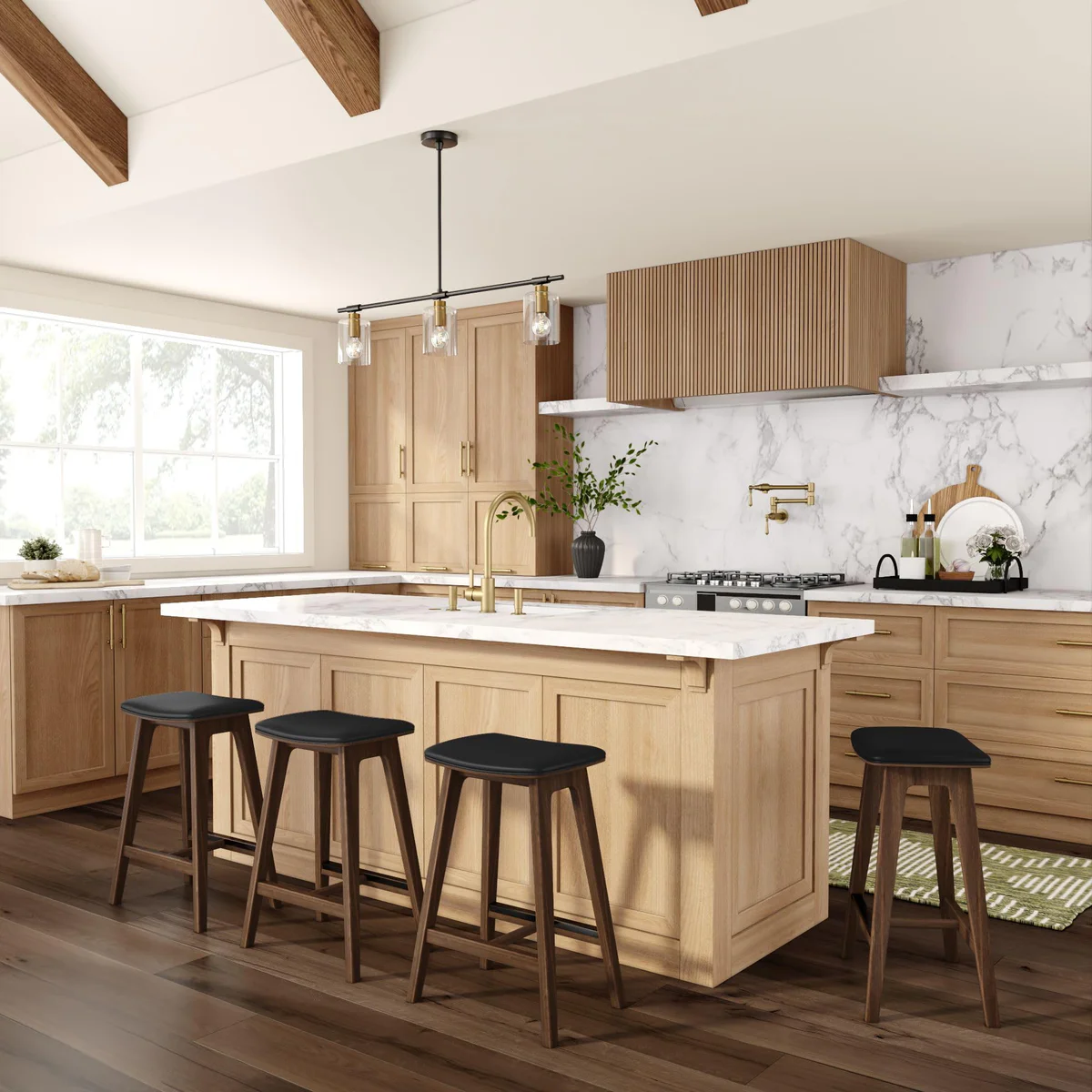 Plank+Beam Beryl Counter Height Stools