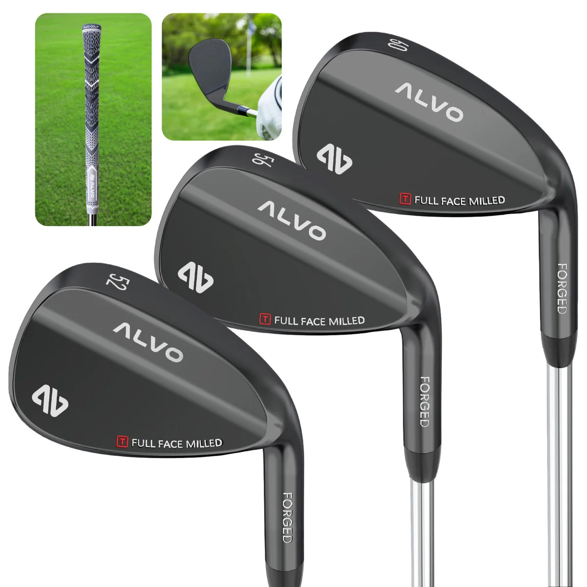 Alvo Golf Forged Full Face Milled Wedges