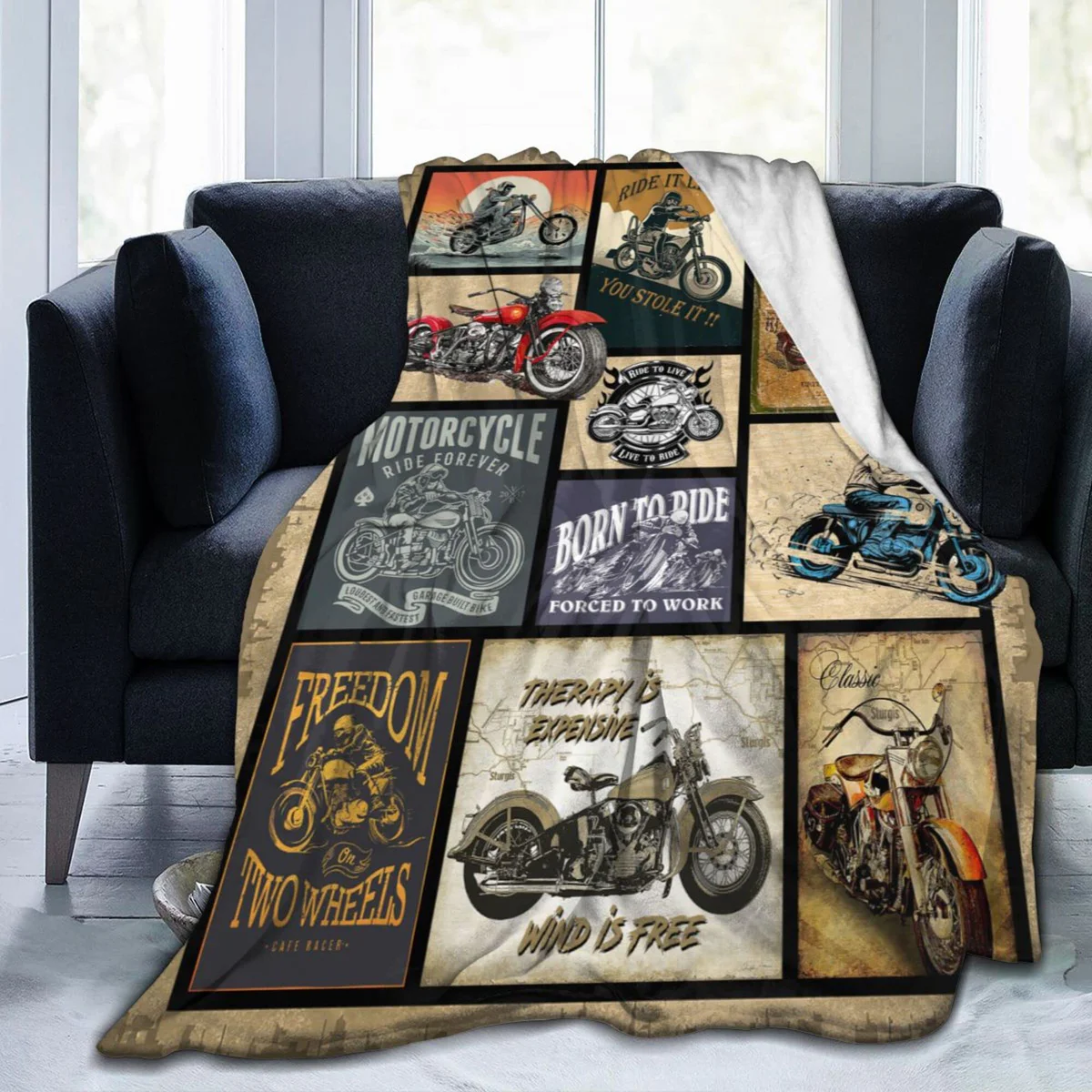 koniqiwa Motorcycle Blanket