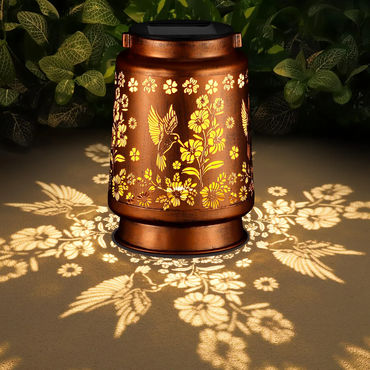 Yamodoor Hummingbird Solar Lantern Garden Light