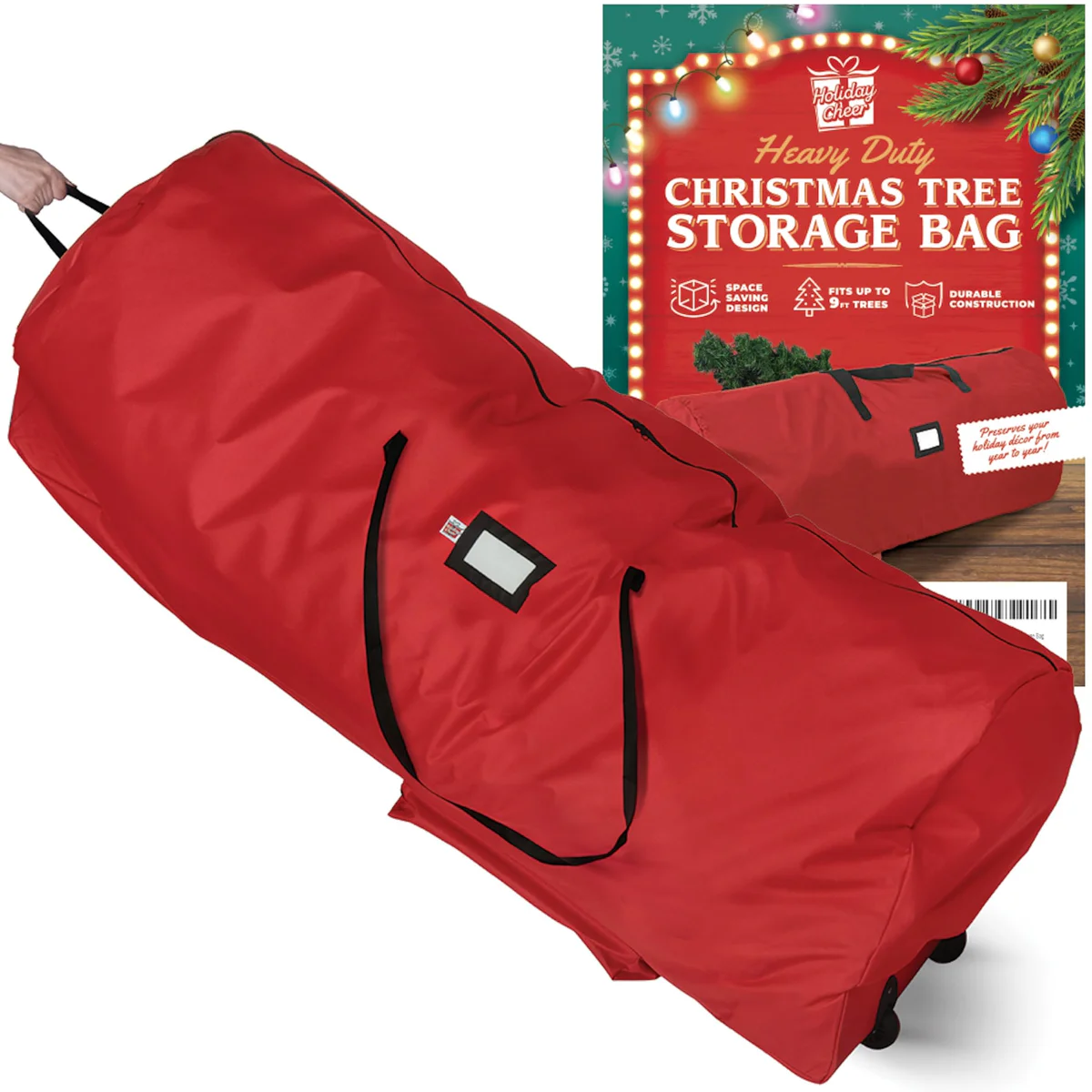 Holiday Cheer Christmas Tree Storage Bag