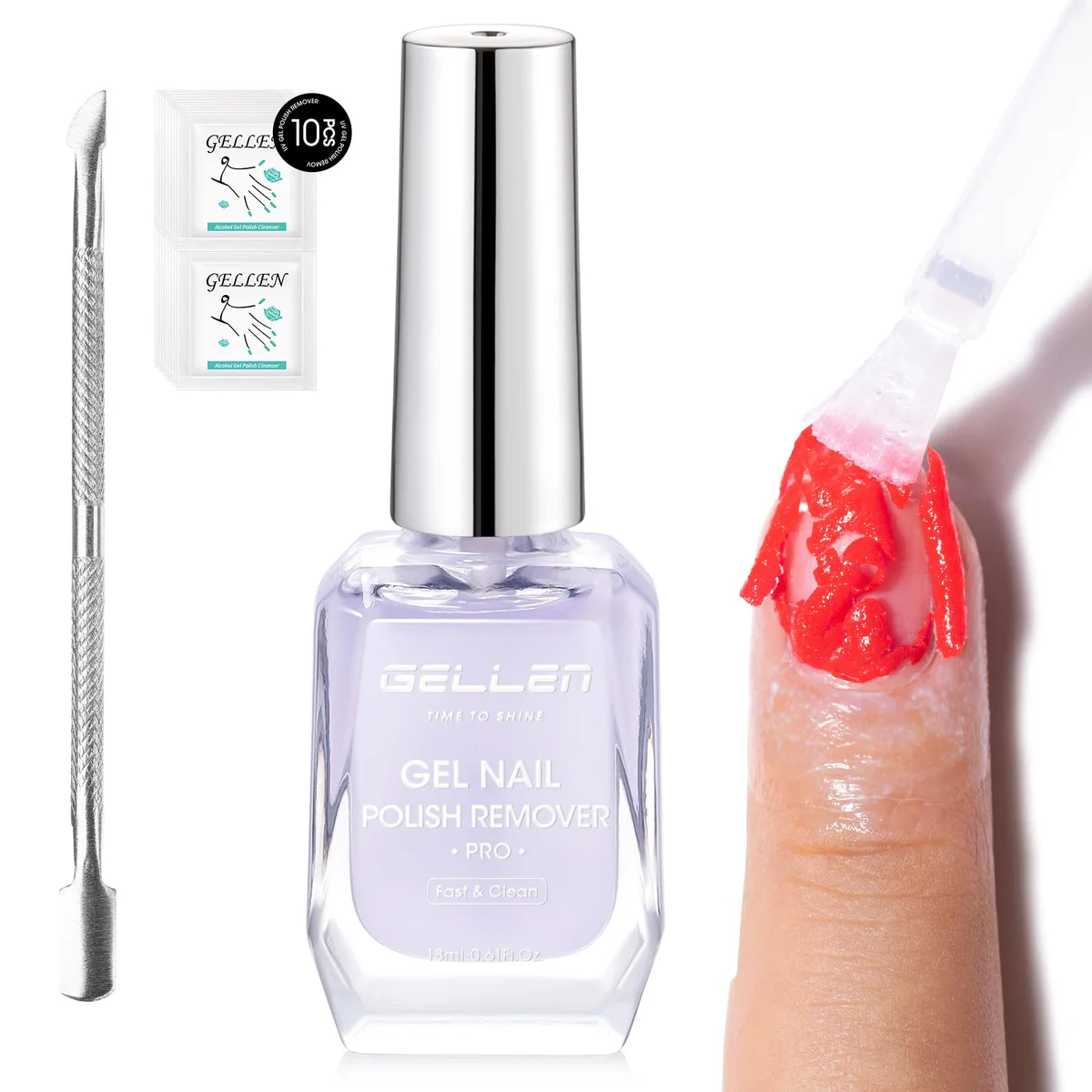 Gellen Soak Off Gel Nail Polish Remover Kit