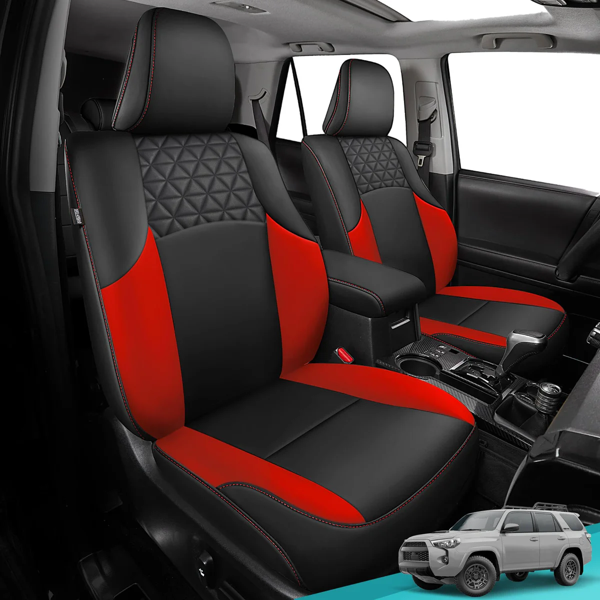 Toyota 4Runner - Black/Red Inner (Full Set)