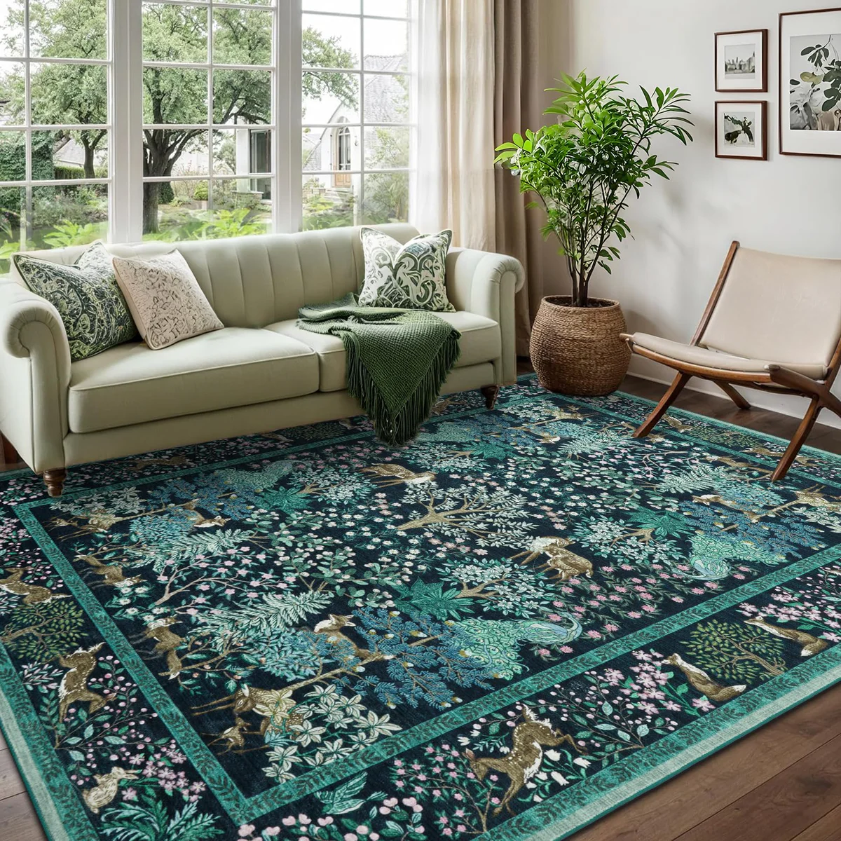 GarveeHome Christmas Rug