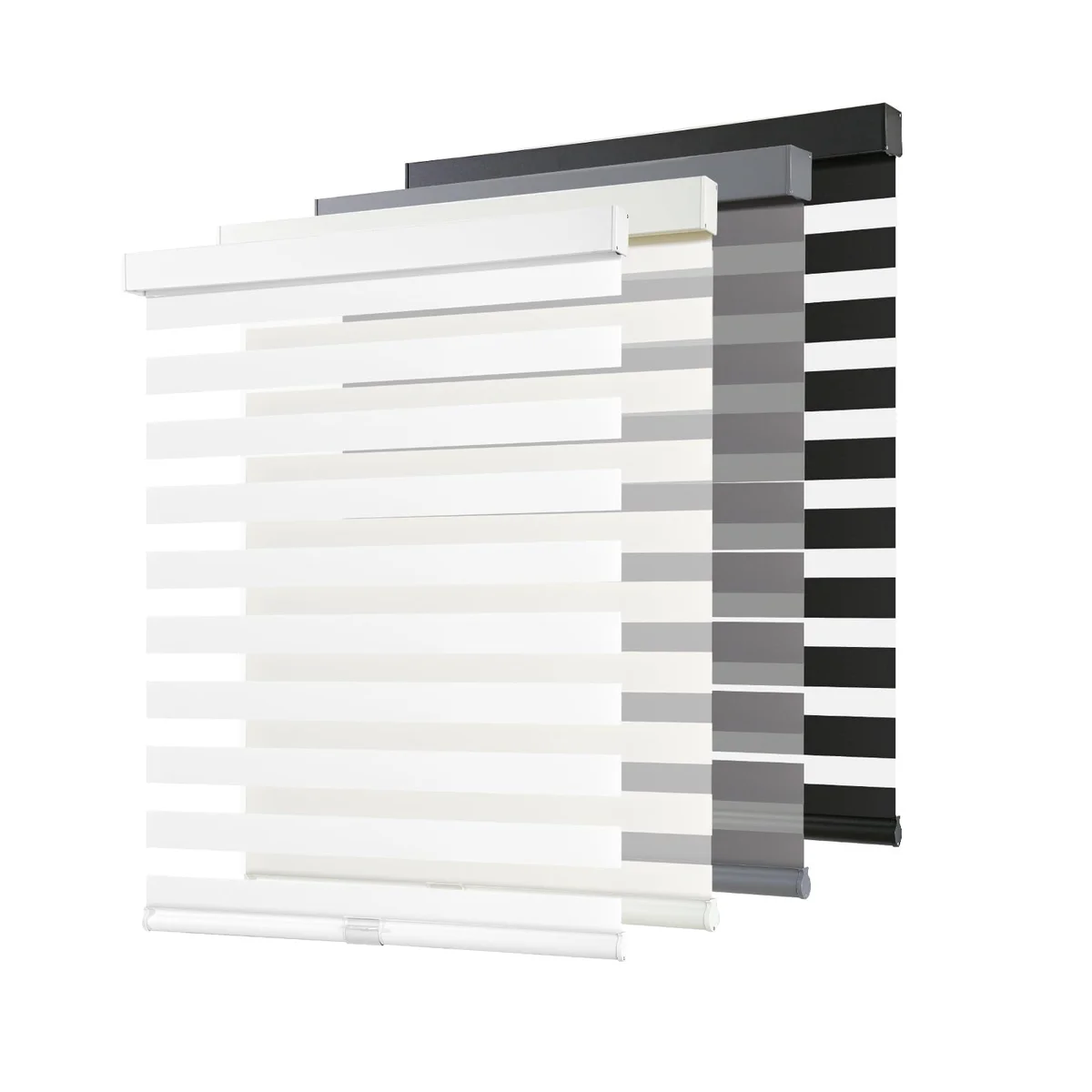 AOSKY Cordless Zebra Blinds