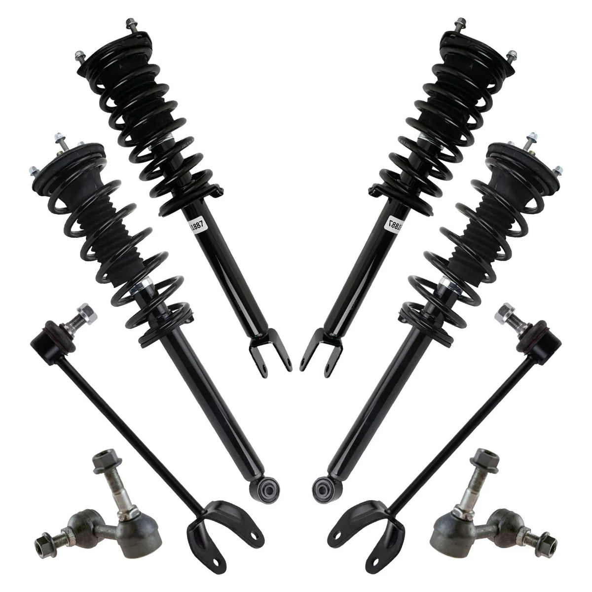 TRQ Front and Rear Suspension Kit