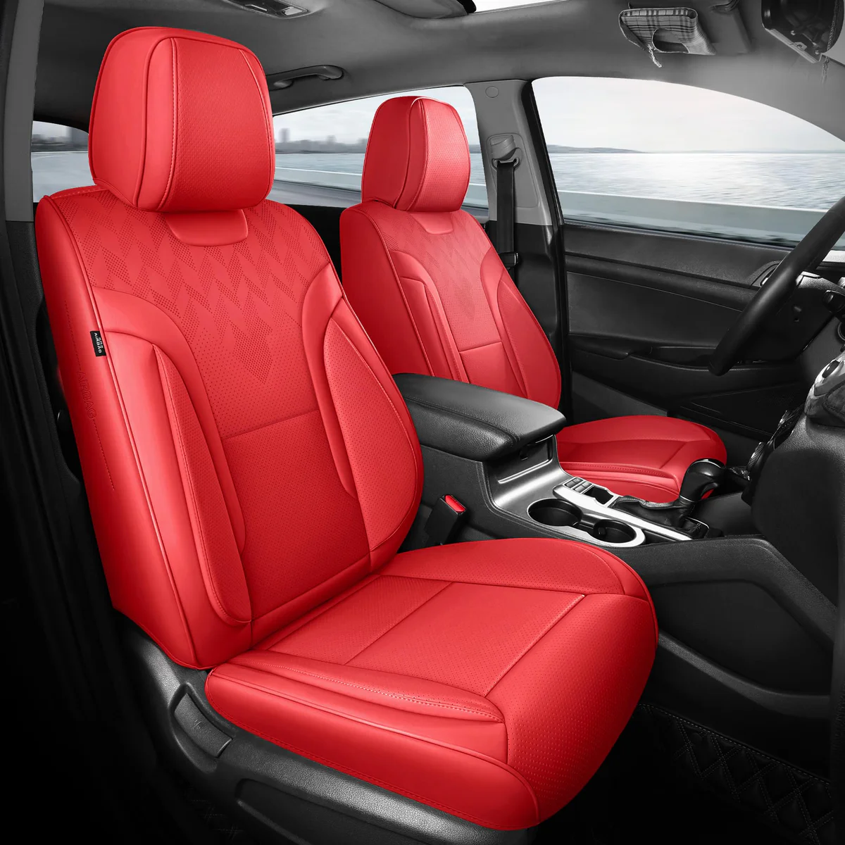 Universal Fit - Red Seat Covers (Full Set)