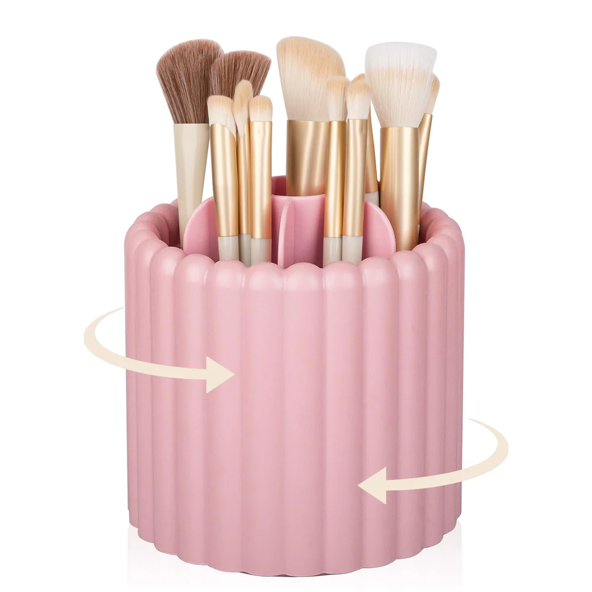 Anyoifax Rotating Makeup Brush Holder