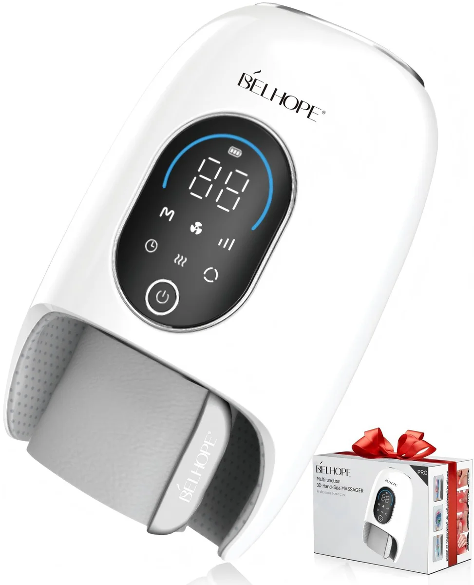 belhope Hand Massager with Heat and Compression