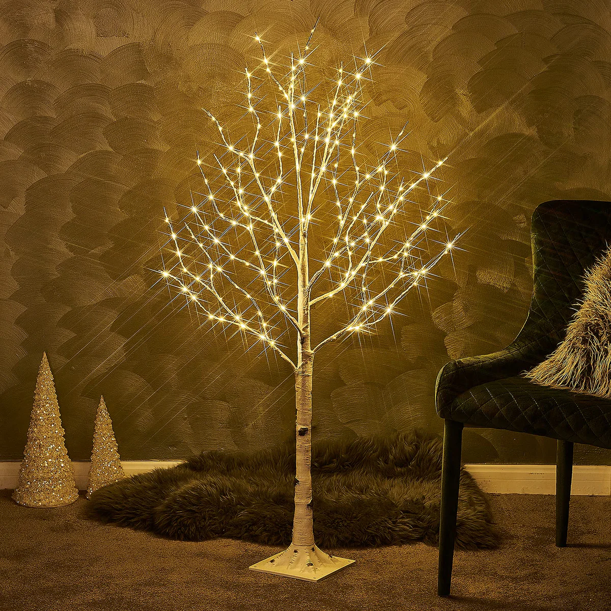 Birchlitland LED Birch Tree