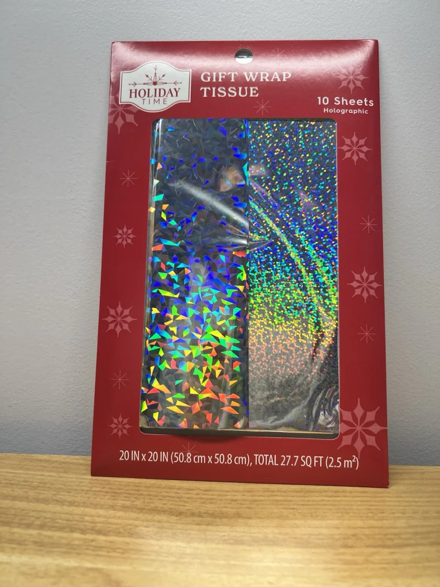 (QTY 2) HOLIDAY TIME Gift Tissue Paper