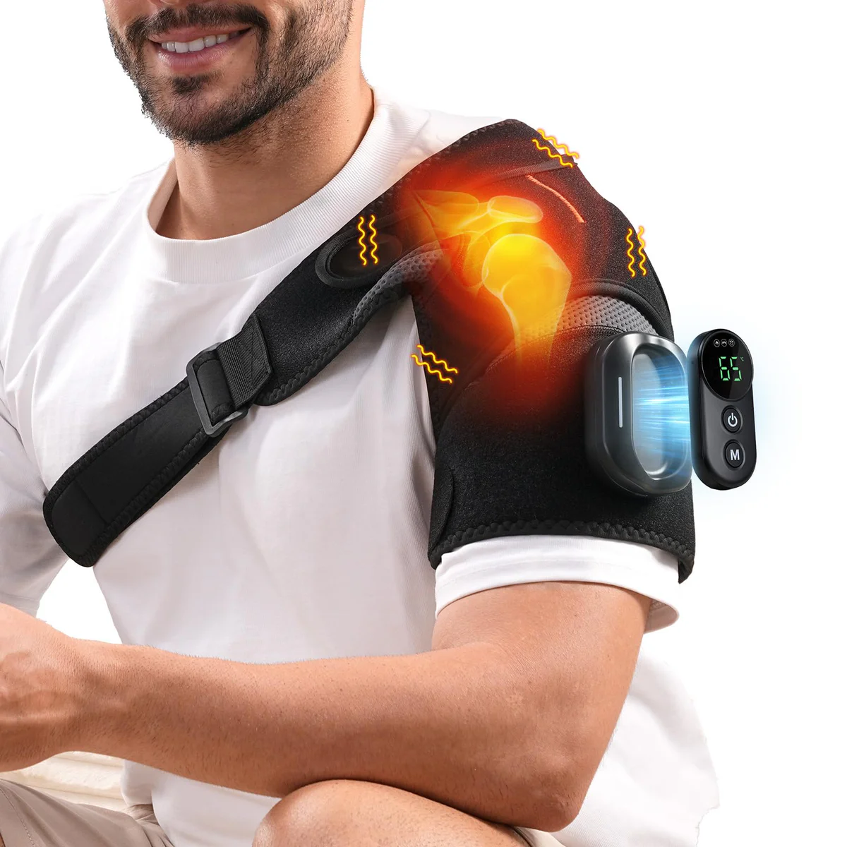 HOMVIMI Heated Shoulder Brace for Pain Relief
