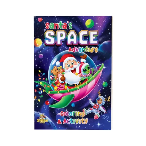 Santa's Space Adventure Children's Coloring & Activity Book (Paperback)